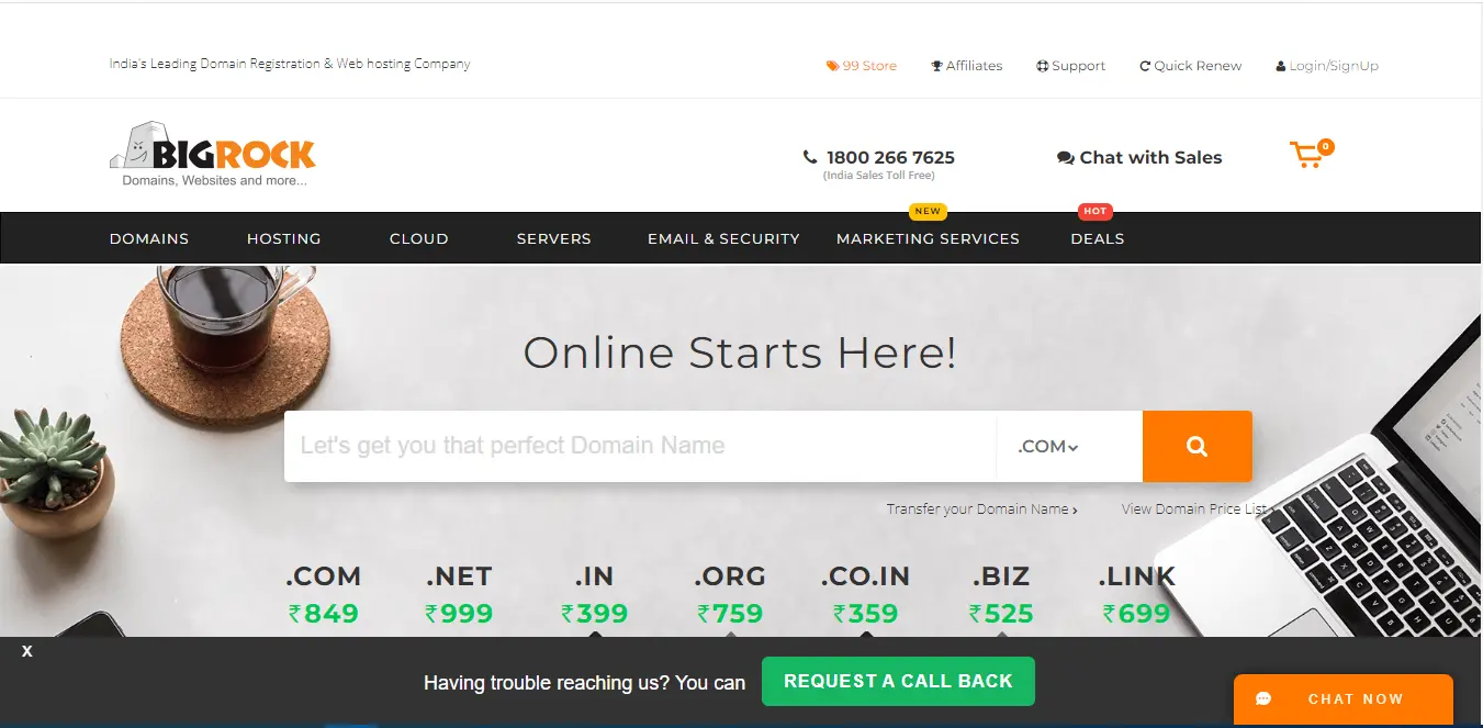 BigRock hosting & Domain Services
