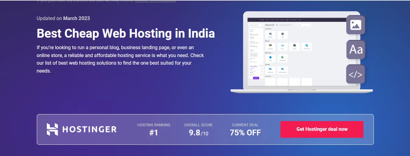 Hotinger hosting Services